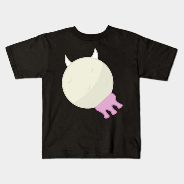 Dark Side of the Moo Kids T-Shirt by Boxless